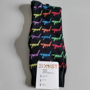 3/$20 2xist Pride print rainbow socks NWT